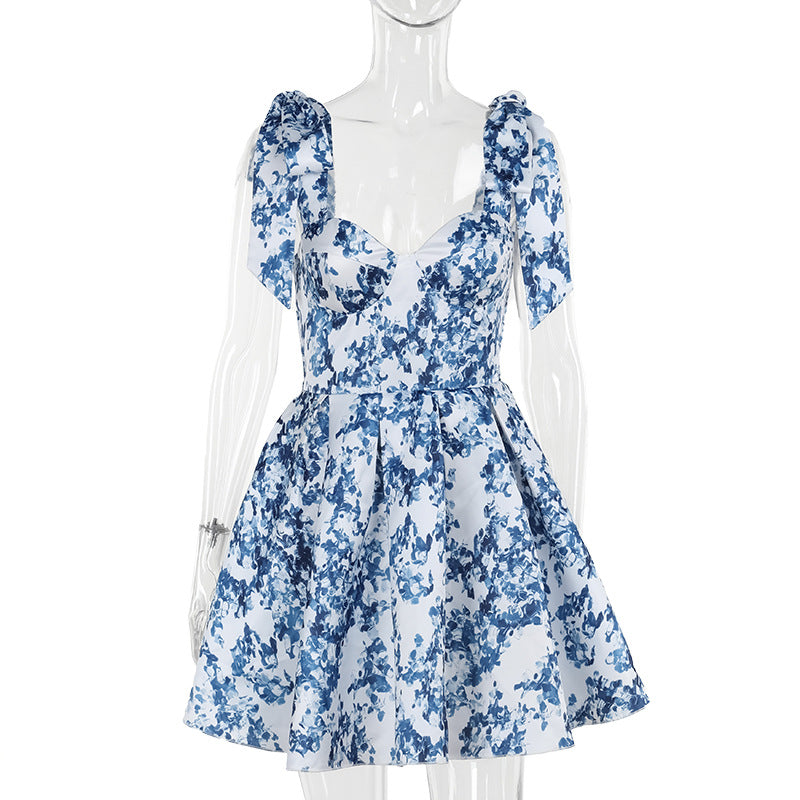 Sicily Mini Dress Blue