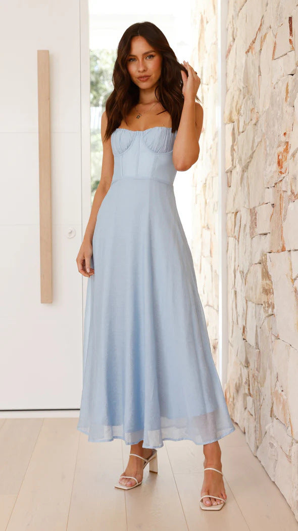 Ducasse Maxi Dress - Blue