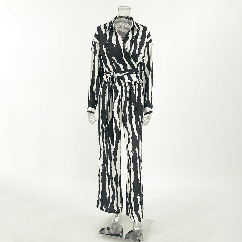 Bold Stripe Coord - Black