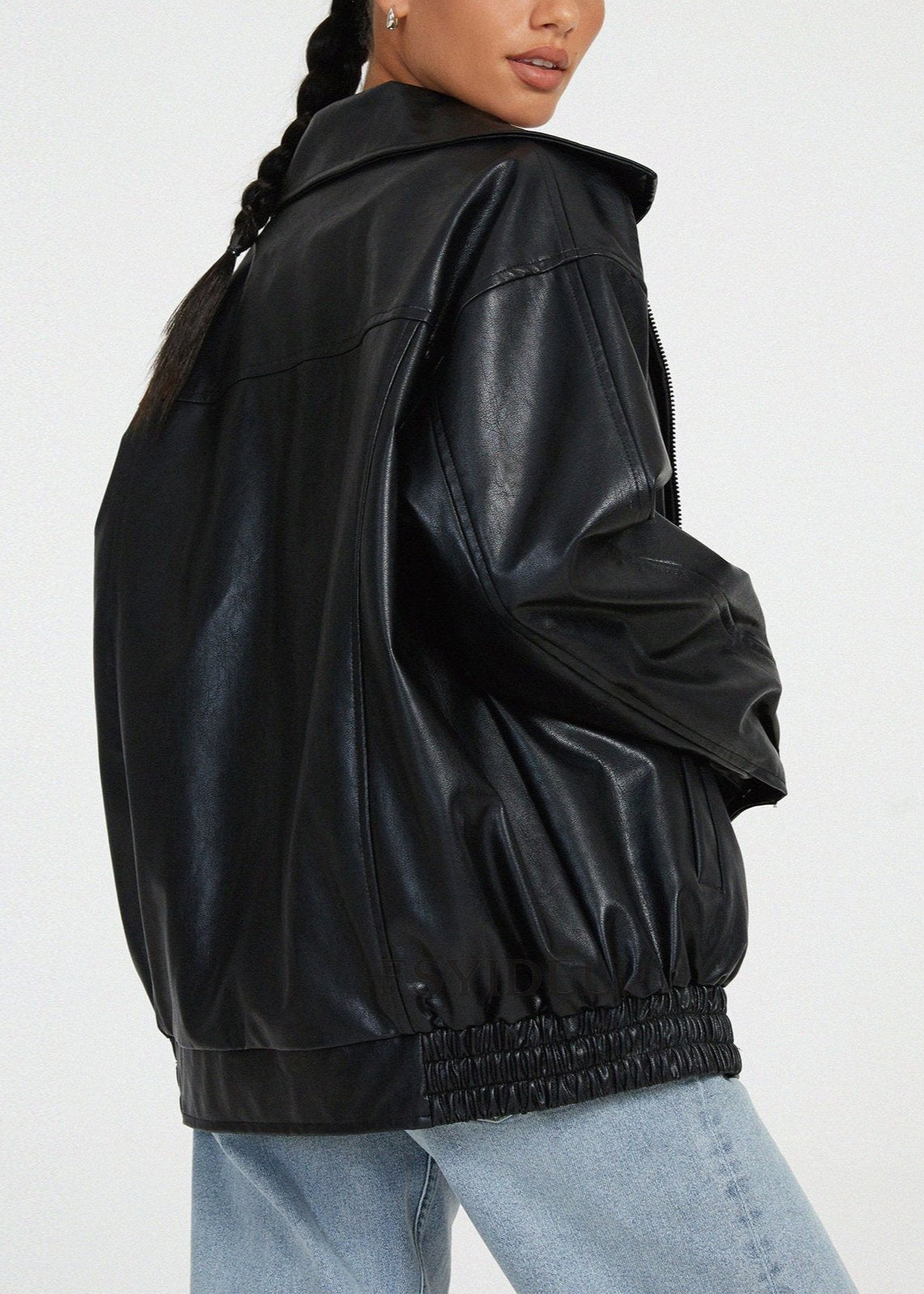 Women's Leather Jacket �Locomotive-InspiRed Style