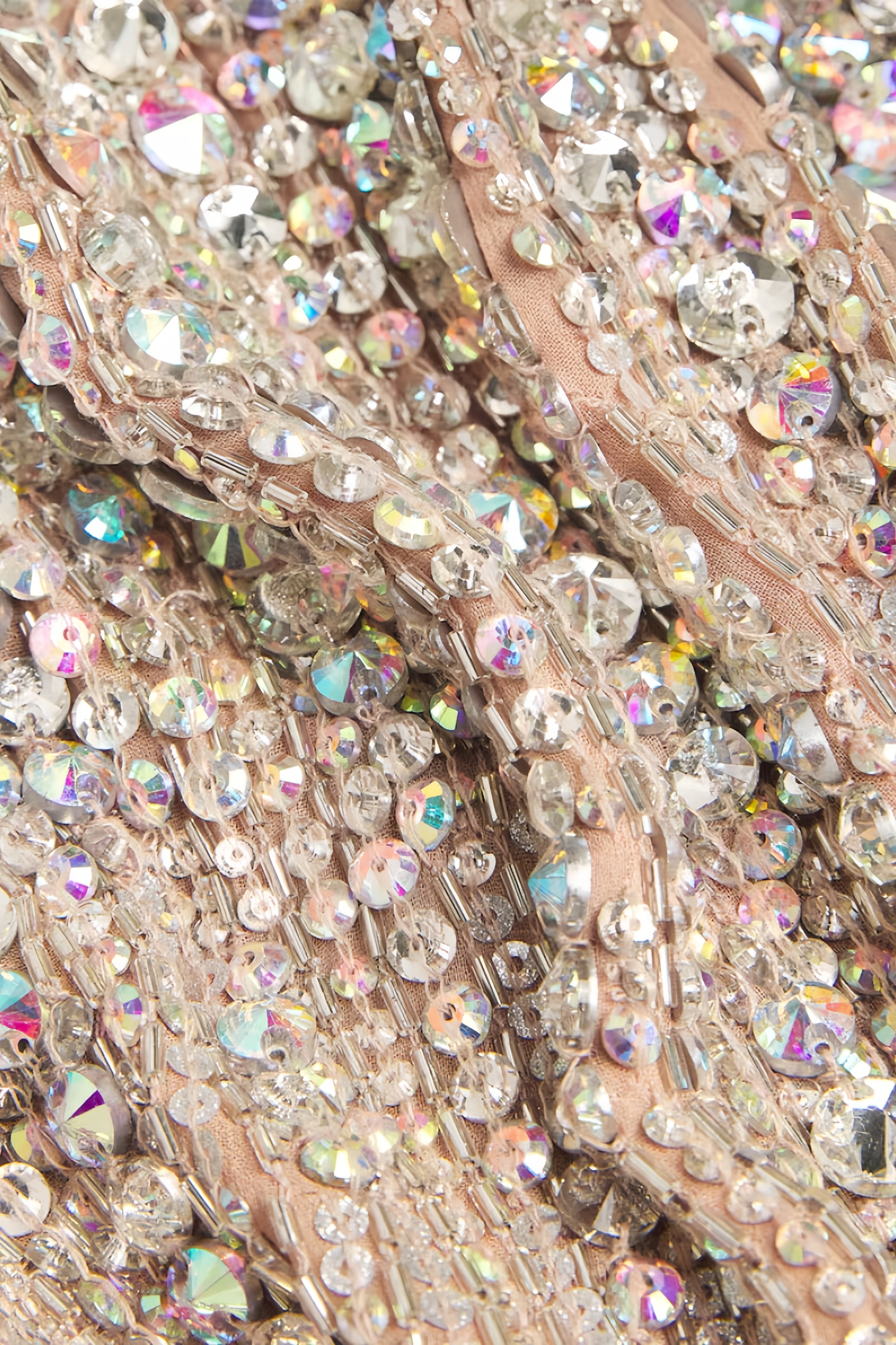 Sequin Long Sleeve Crew Neck Structured Shoulder Shift Mini Dress