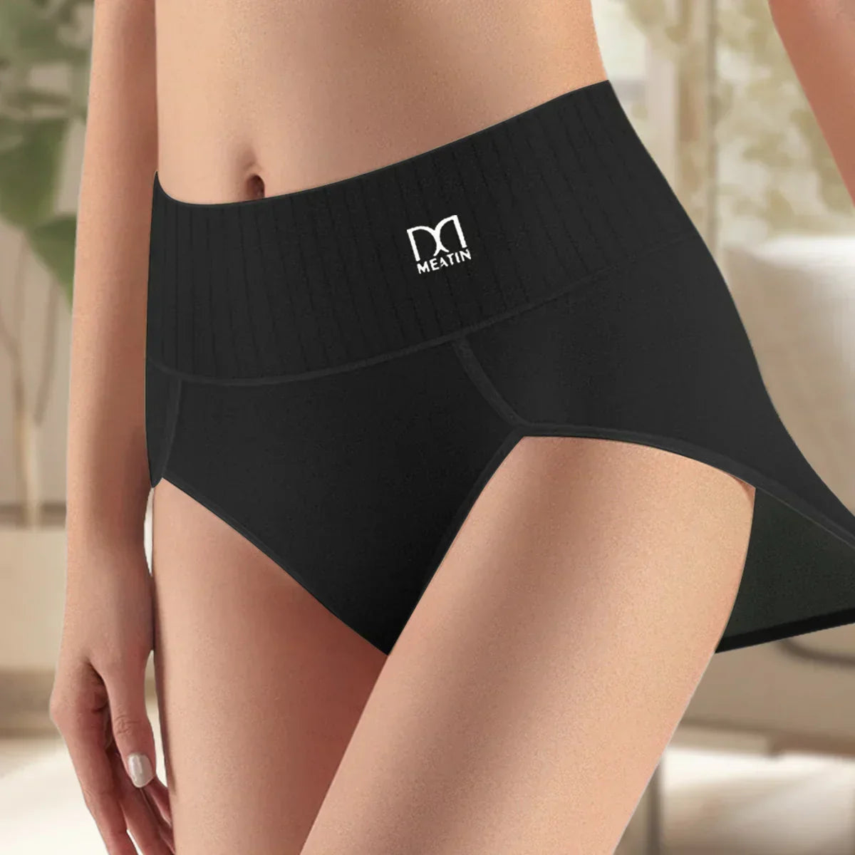 High Waist Ribbed Seamless Shaping Briefs