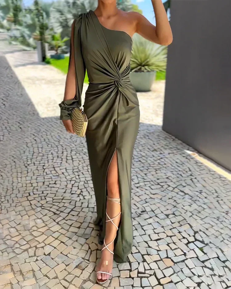 Anna | Elegant Evening Dress Green