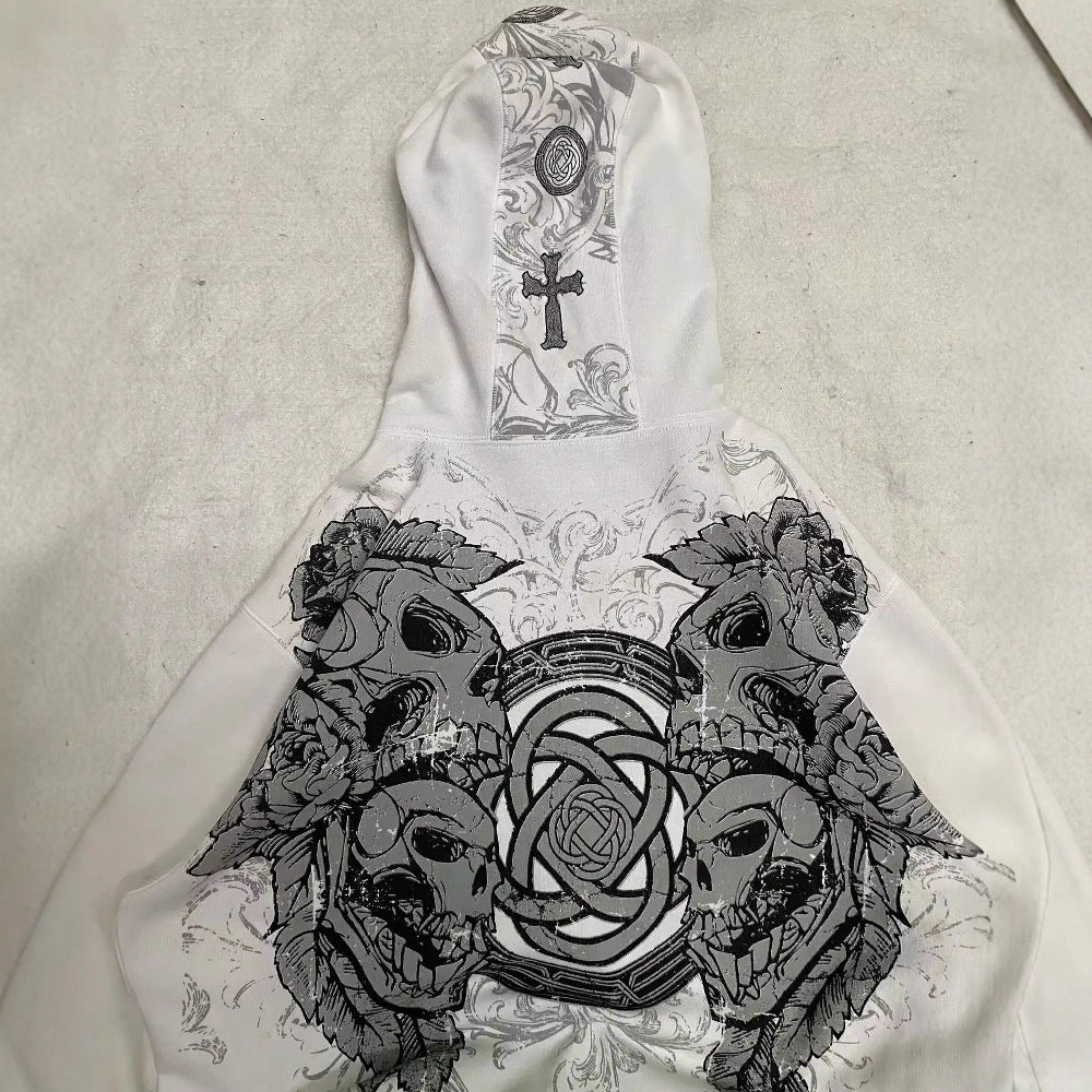 Gothic Streetwear Loose Hoodie