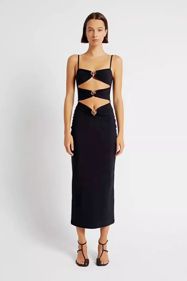 Bandage Edition Knit LowCut Maxi Birthday Dress