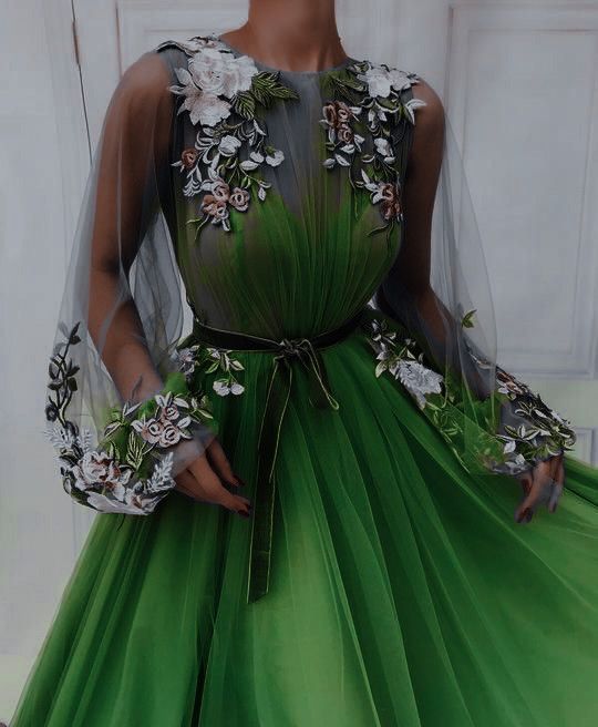 Green Prom Dresses, Formal Evening Dresses fg1733
