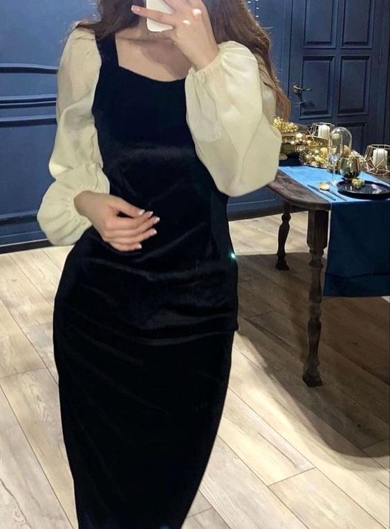 Elegant Mermaid Women One Piece Vintage Evening Party Dress fg2533