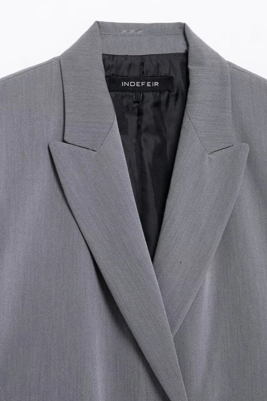 Double Breasted Casual Blazer