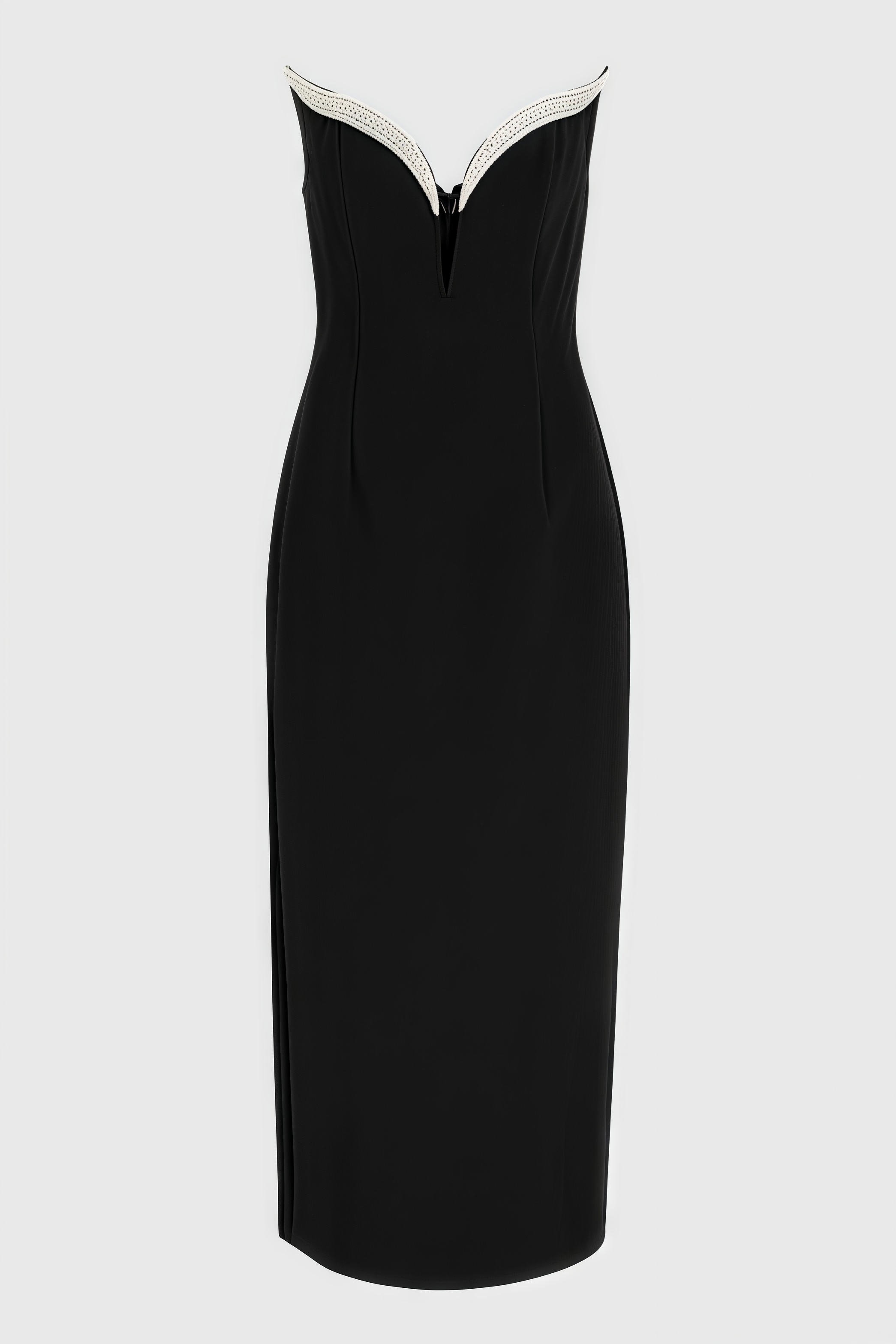 Floyd Strapless Crystal Embellished Midi Dress - View 4
