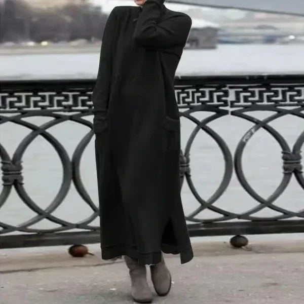 Brittany Comfortable Vintage Dress Relaxed Dress for Modern Casual Wear