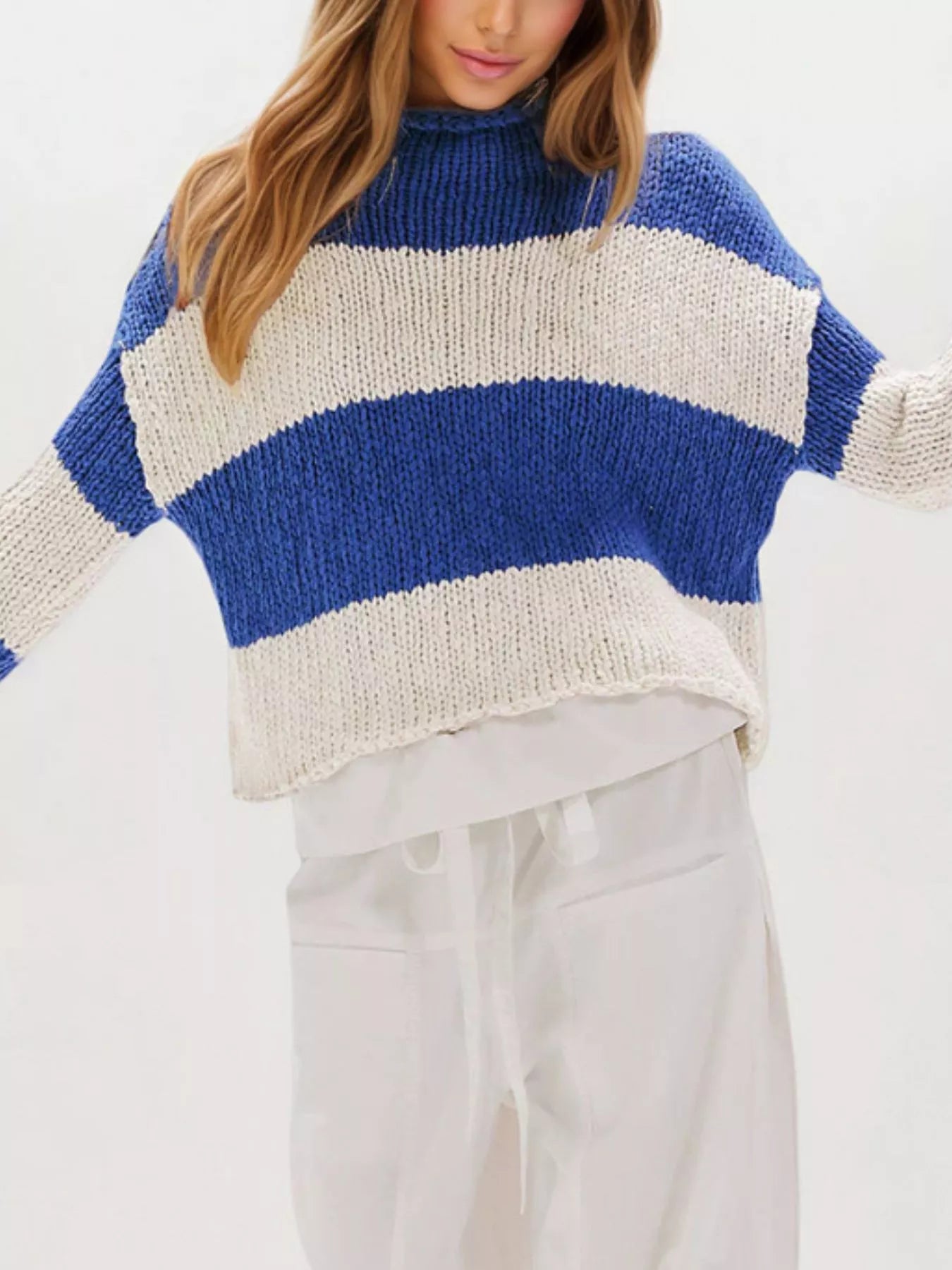 Chunky Knit Striped Sweater