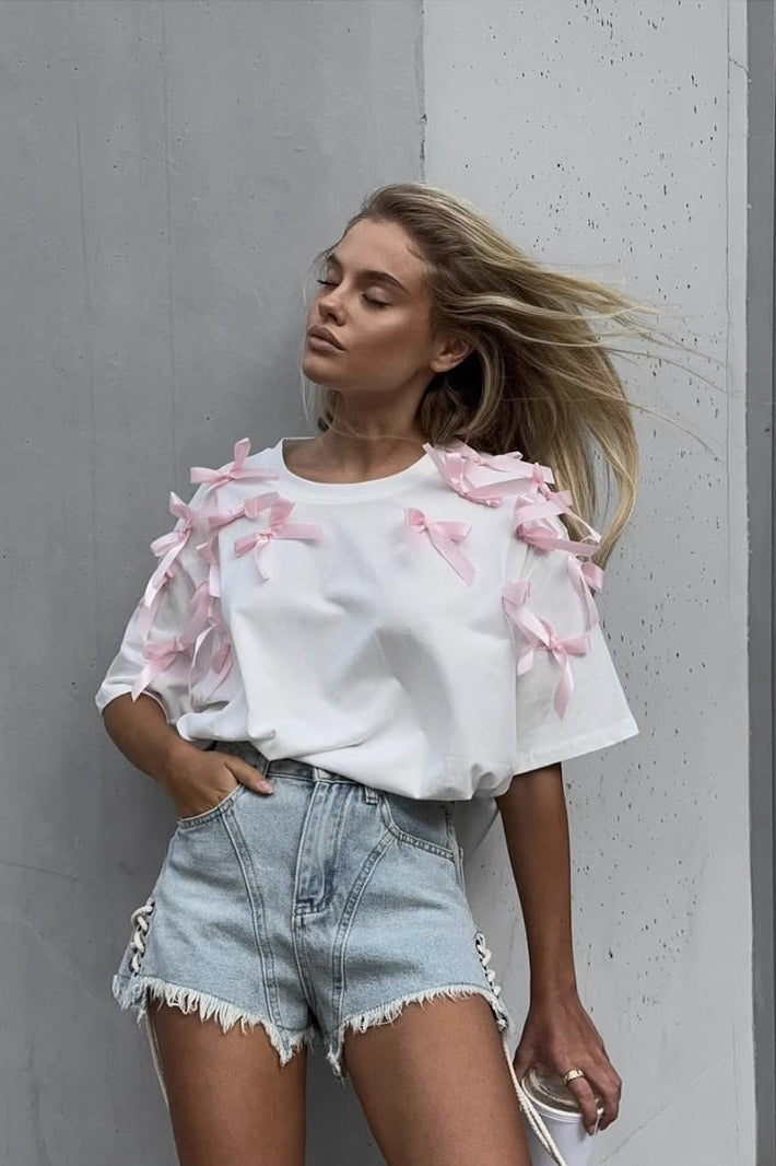 Edgy Layered Slouchy Tee T-Shirt