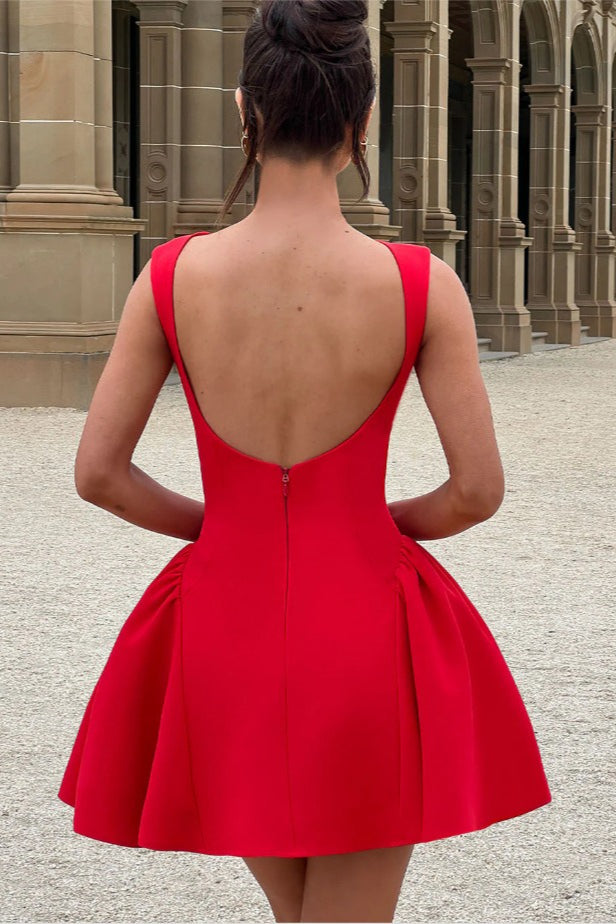 Minimalist Sleeveless Sheath Graduation Party Dress