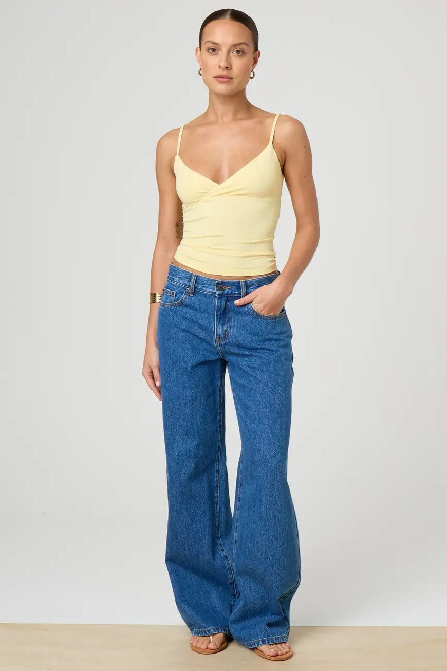 Deep V-Neck Crop Top