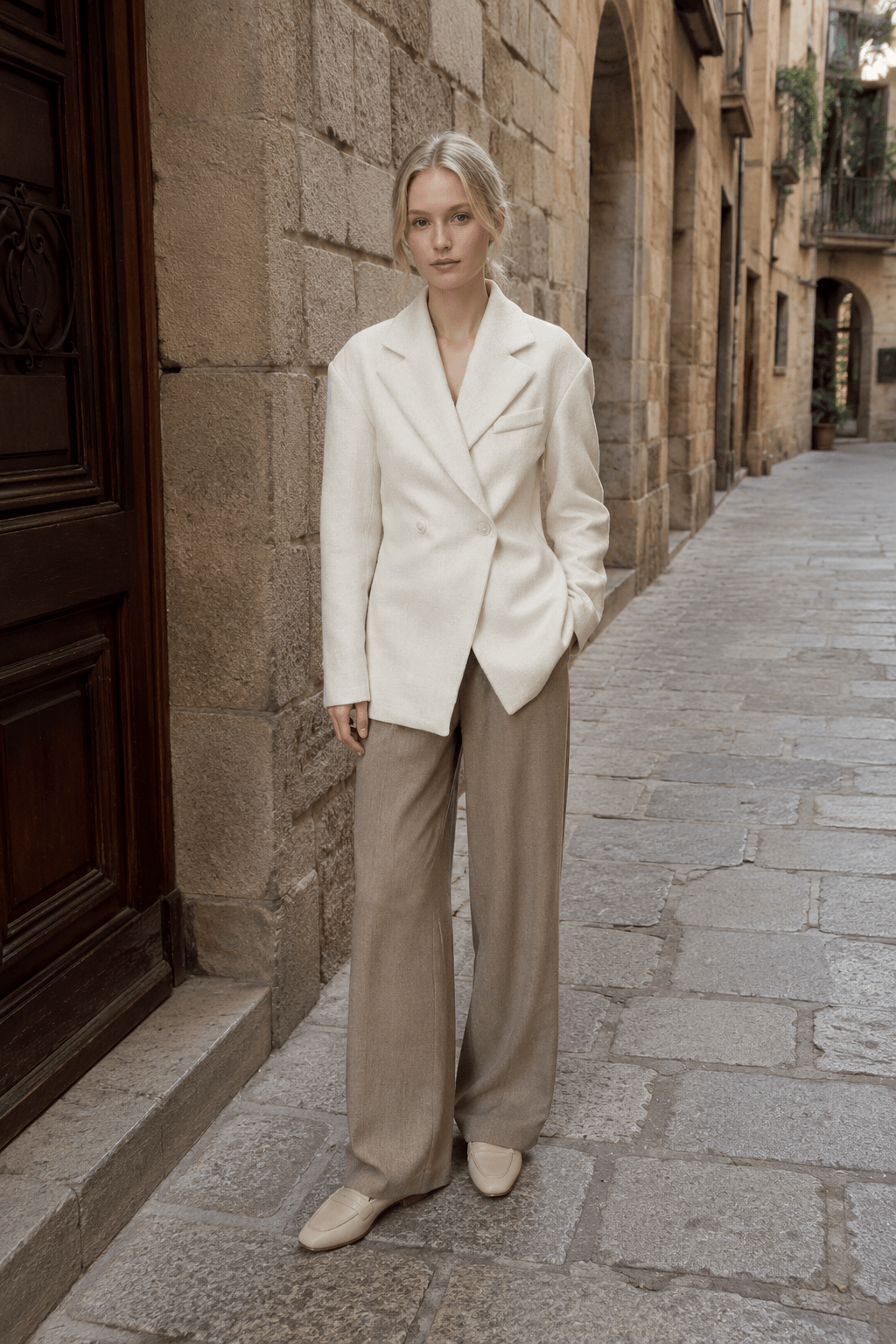 Lapel Relaxed Fit Blazer