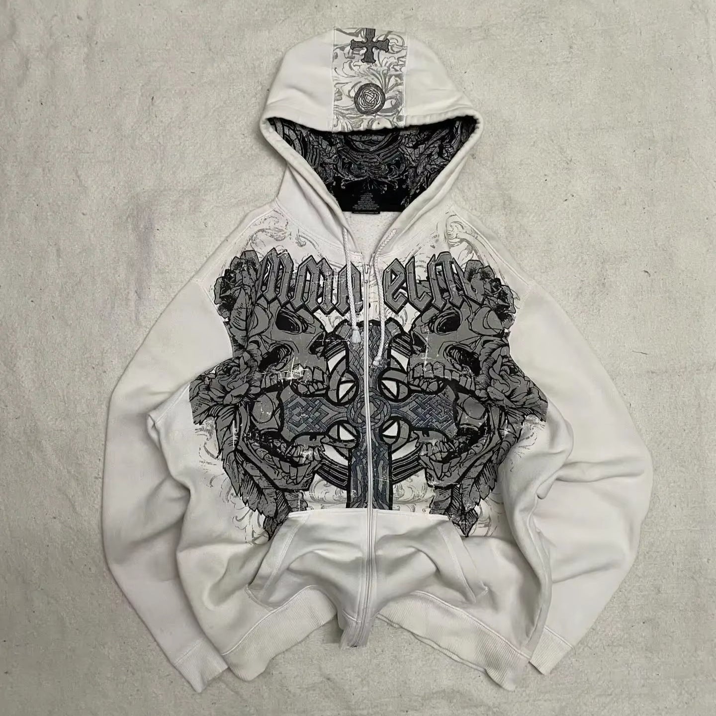 Gothic Streetwear Loose Hoodie