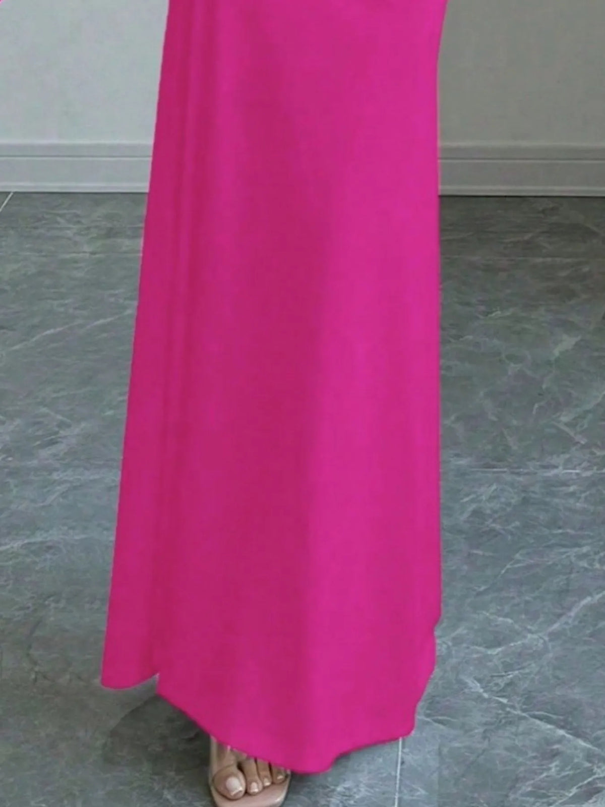 Fold Over Off Shoulder Long Sleeve Twist Back Bodycon Maxi Dress 20