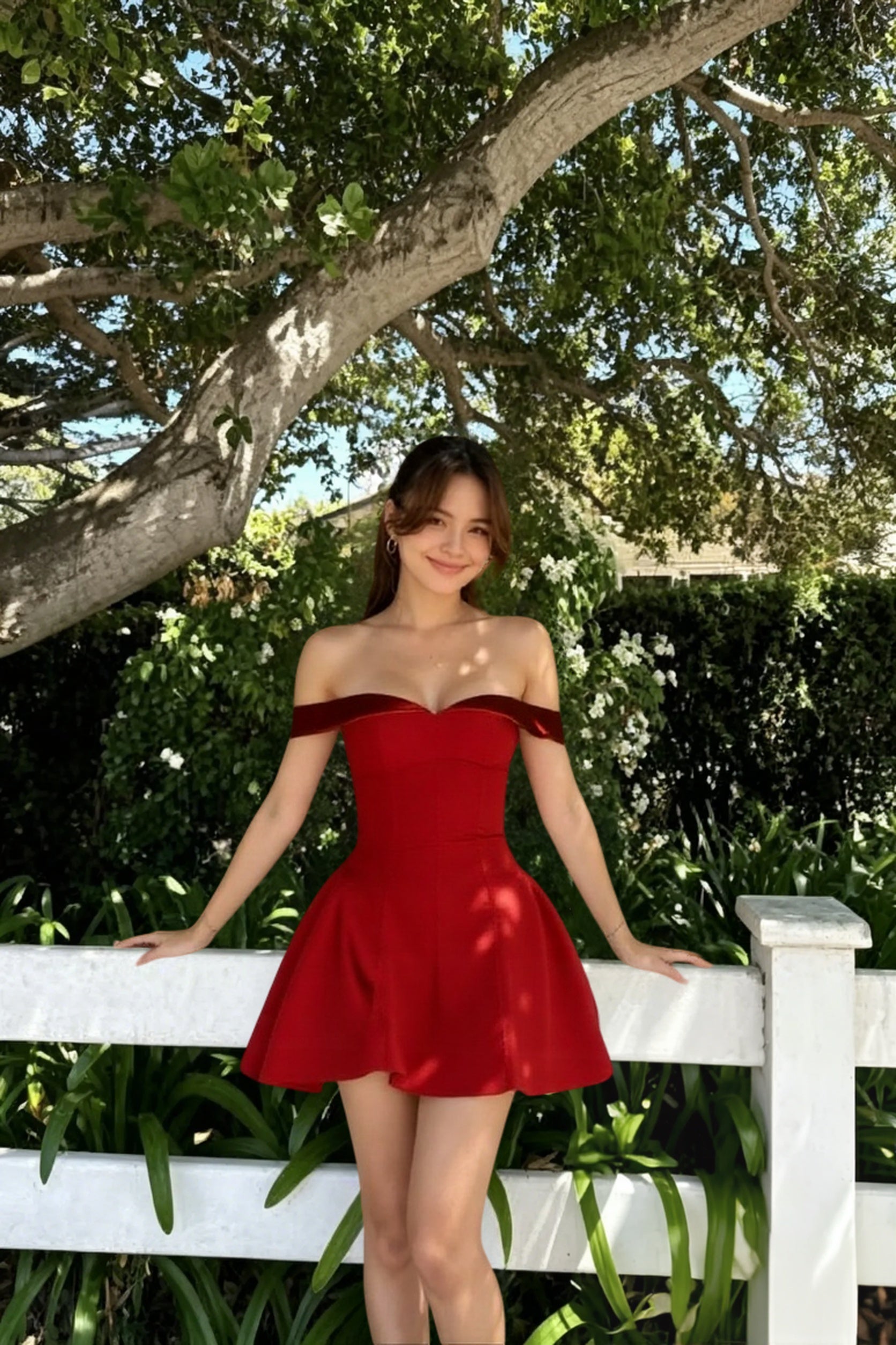Off-the-Shoulder Mini Dress