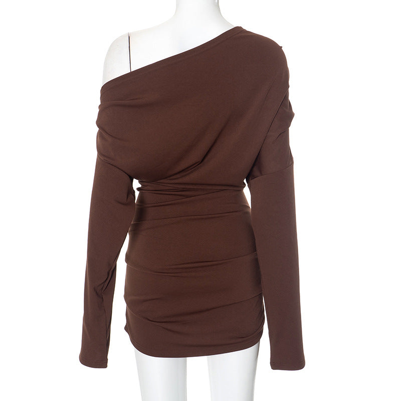 Torres Mini Dress - Brown