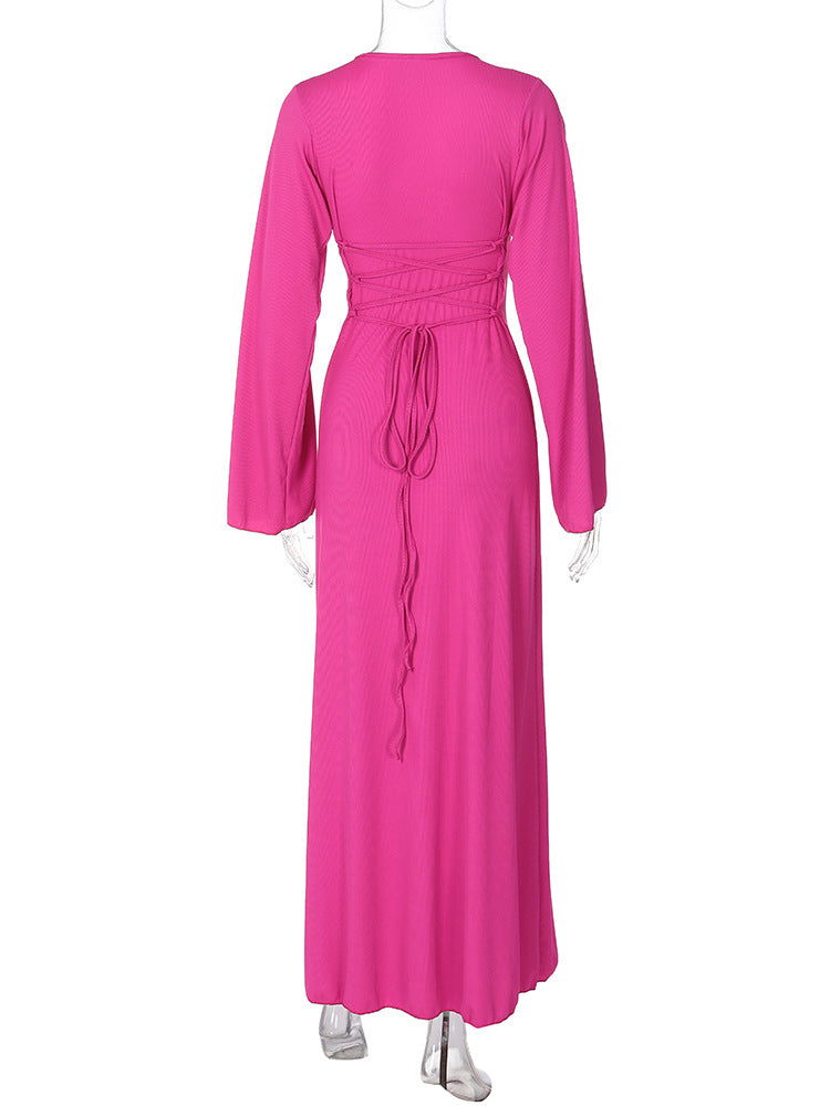 Elizabeth Maxi Dress - Rose Red