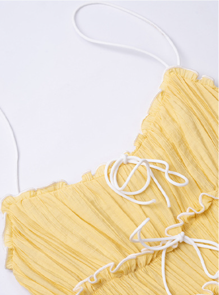 Proval Midi Dress - Yellow