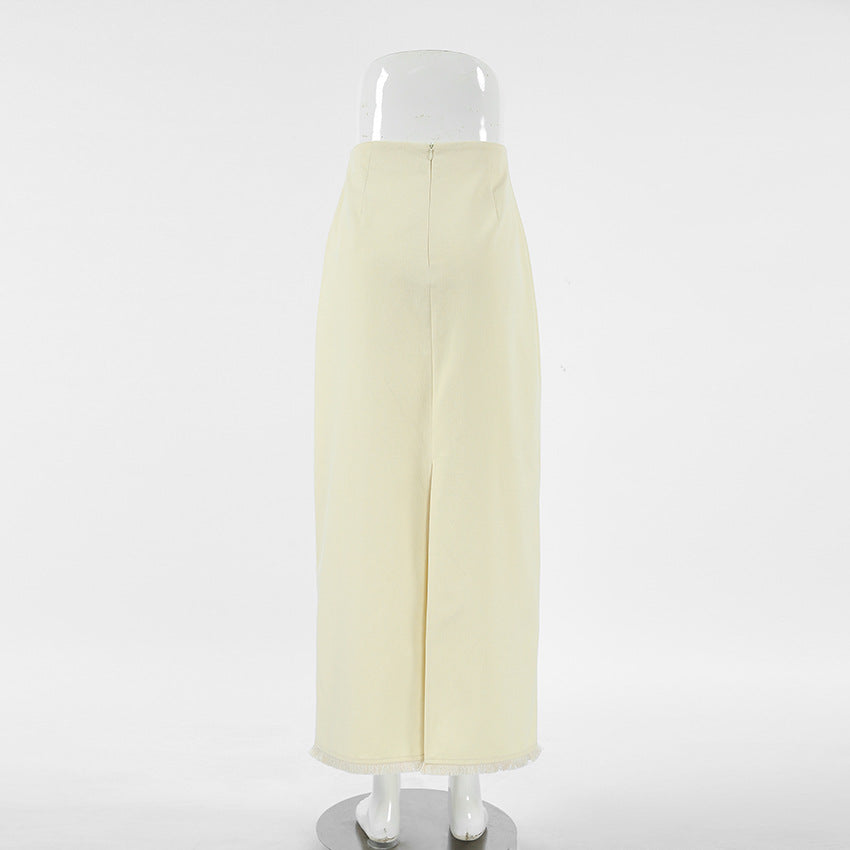 Pollyna Maxi Skirt - Khaki