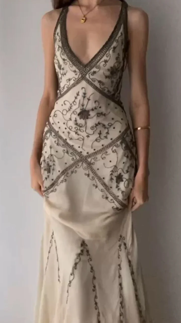 Luxurious Mermaid Chiffon Beaded Prom Dress Formal Evening Dress cc1406