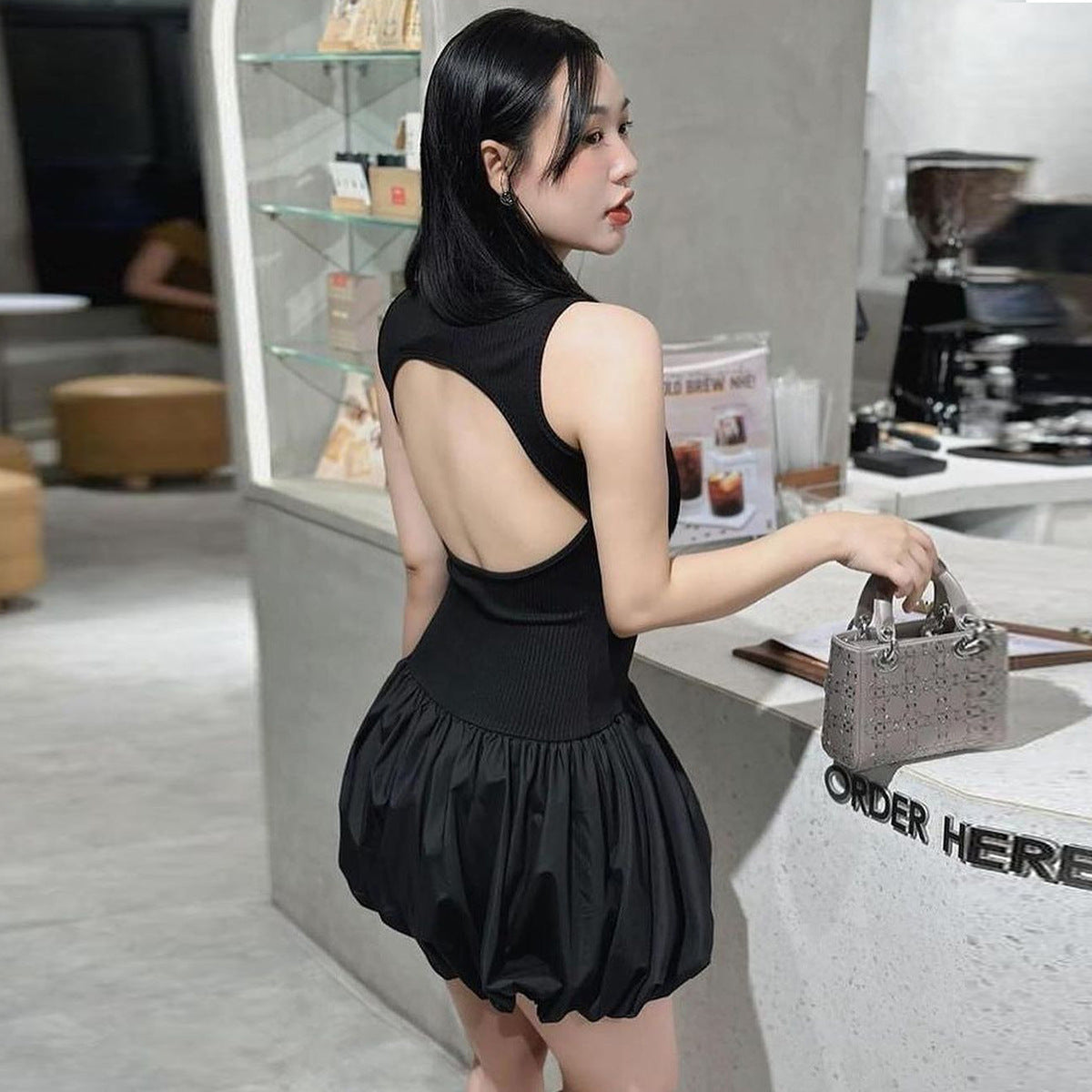 Bliss Mini Dress Black