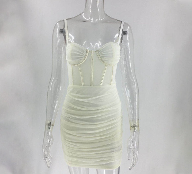 Cupid's Dream Mini Dress - Off White