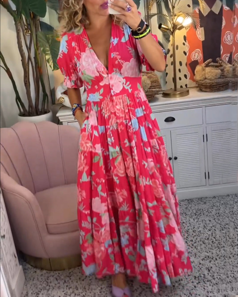 Sofia Exclusive Dress with Floral Enchantment Boutique Collection