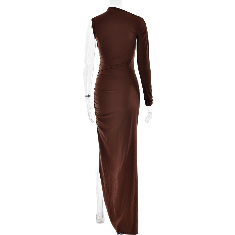 Cerva Maxi Dress - Brown