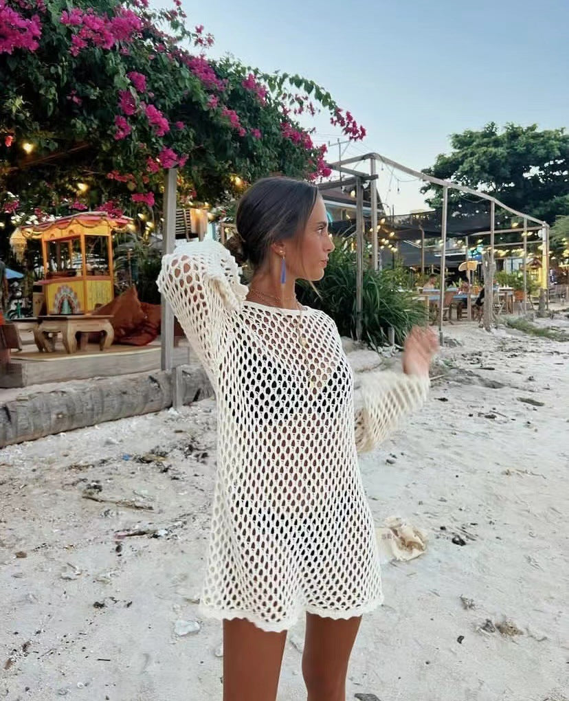 Brunei Cover Up Dress - White