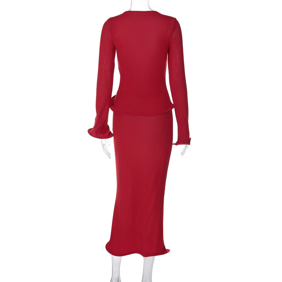 Nesra Co-Ord Set - Red