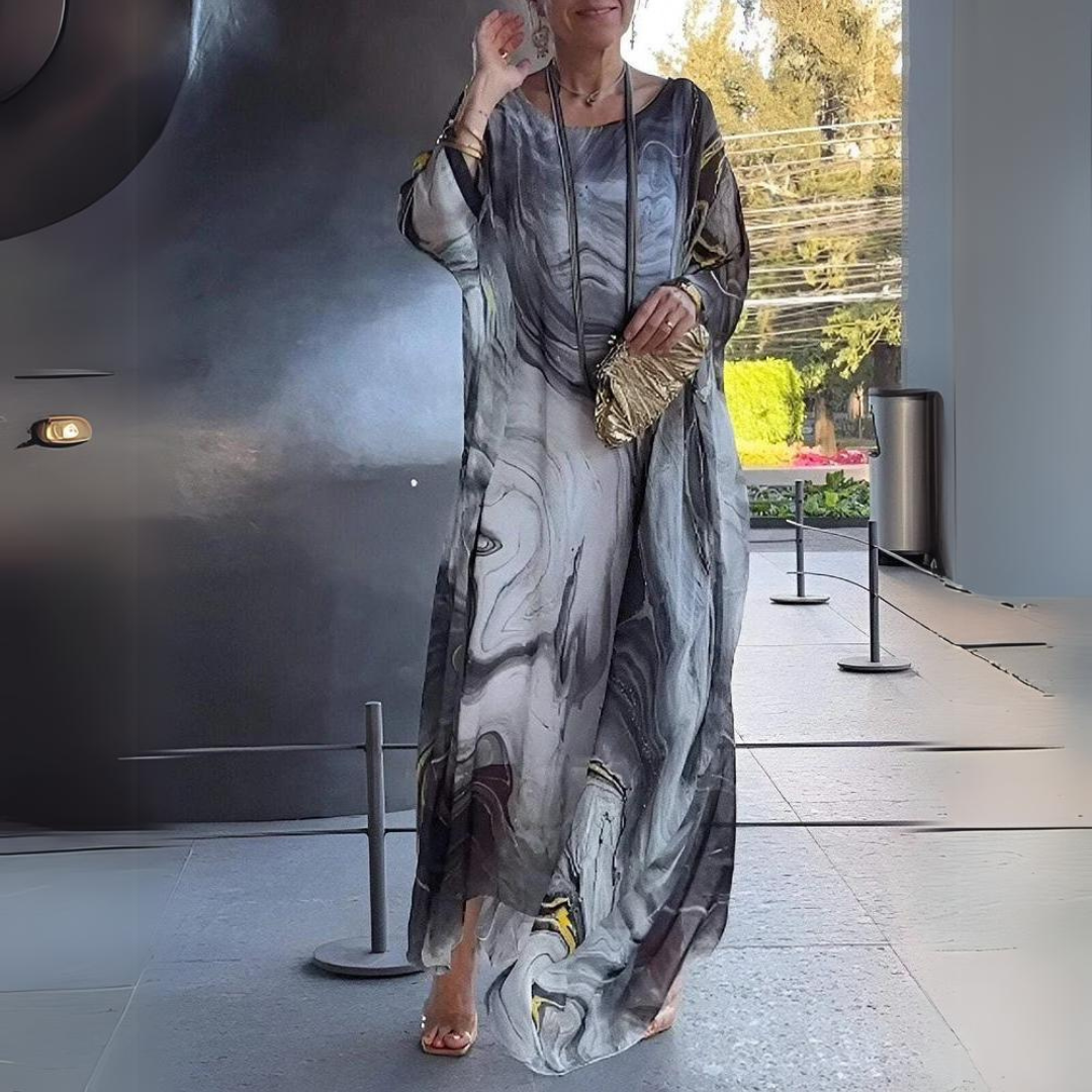 Marcia Exclusive Silk Chiffon Dress Evening Wear Edit