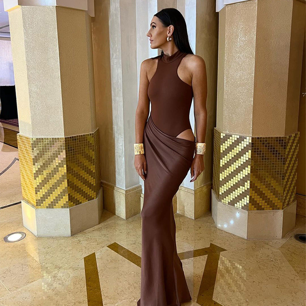 Coco Maxi Dress - Brown