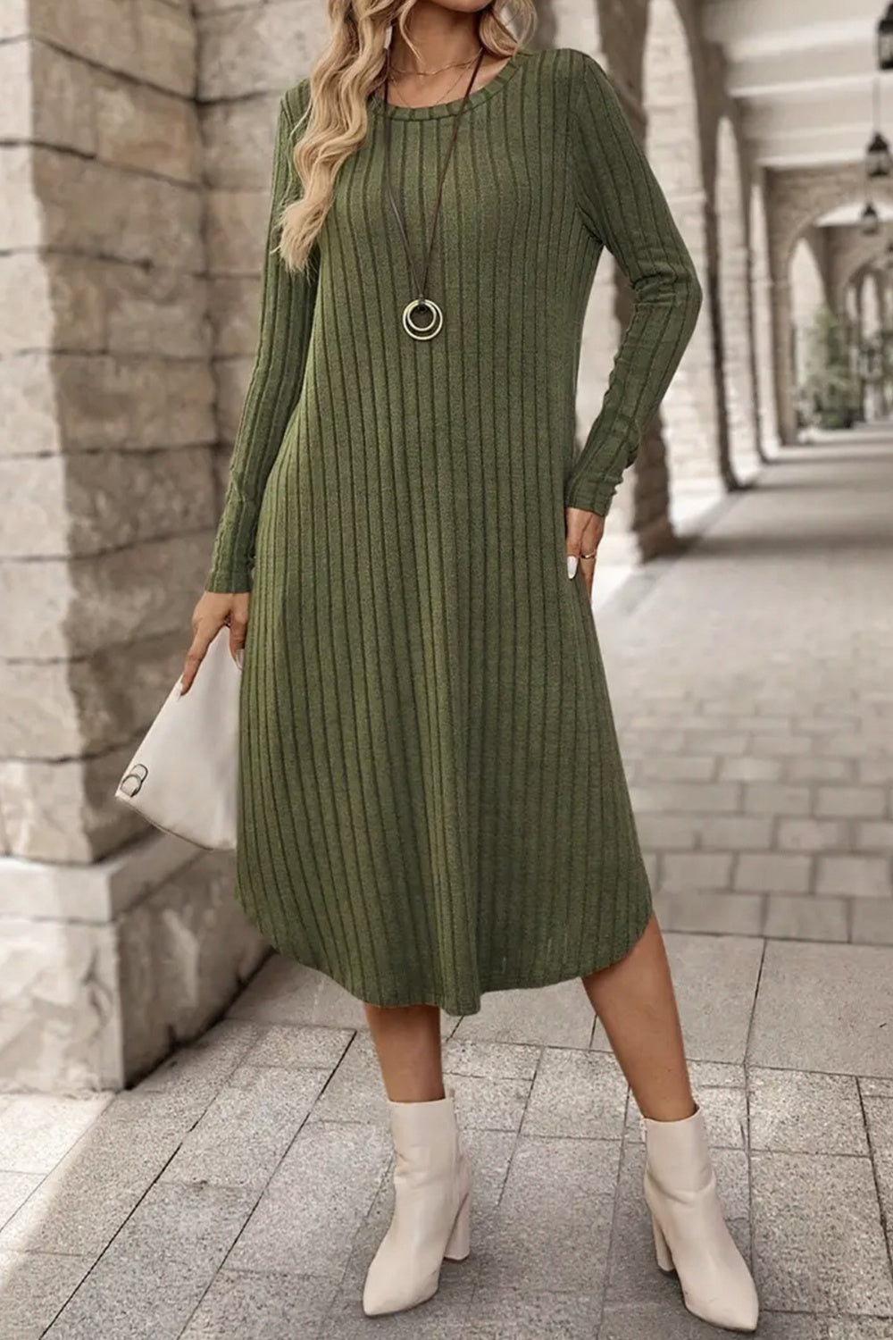 Helena Long Sleeve Dress Modern Dress for Seasonal Wardrobe Essential