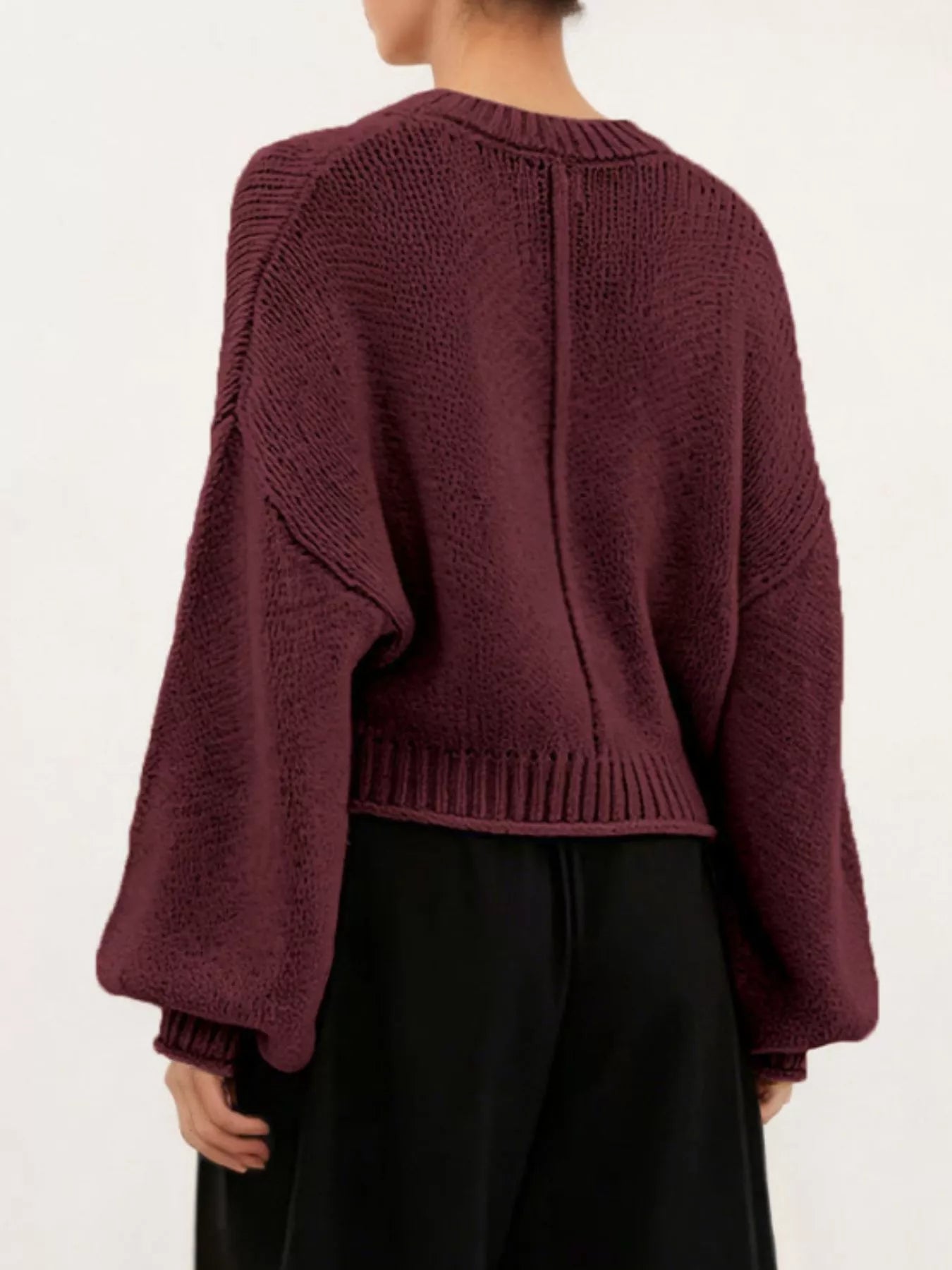 Oversized Chunky Knit Sweater