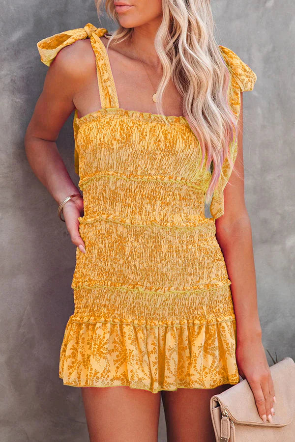Ianthe Elevated Dress with Ruffles Evening Wear Edit