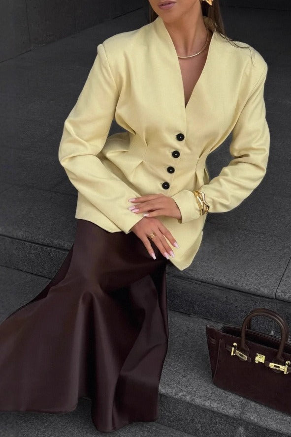 Elegant Long Sleeve Blazer