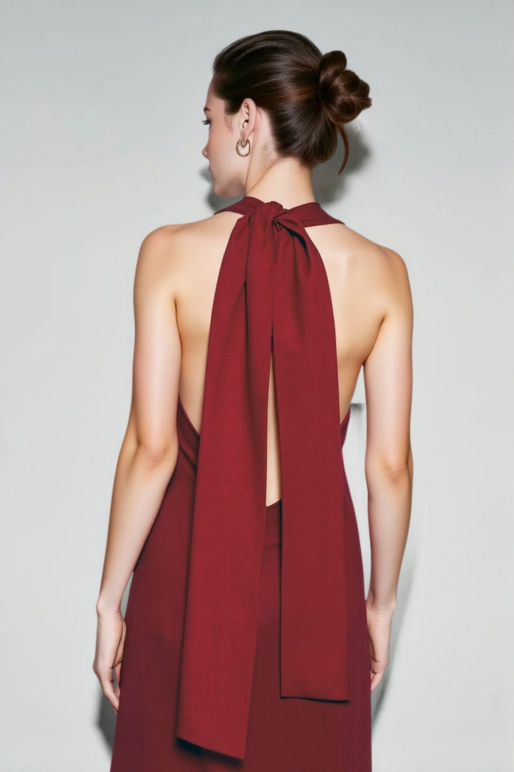 Backless Halter-Neck Dress