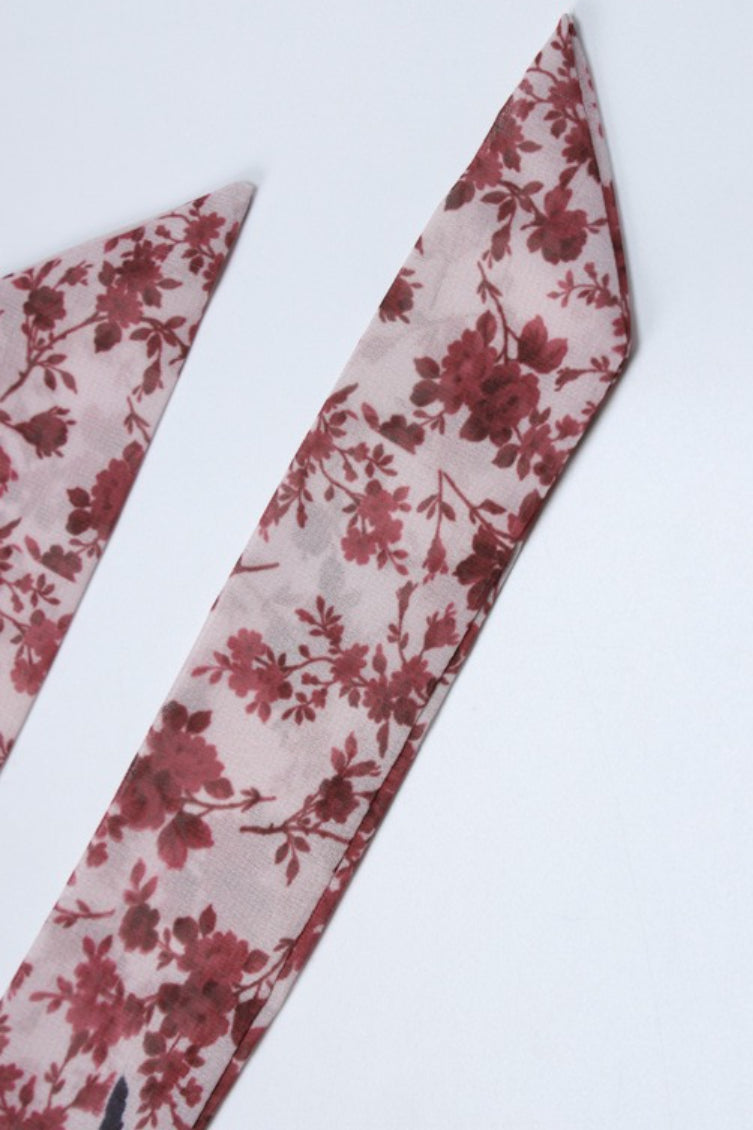 Backless Floral Dress