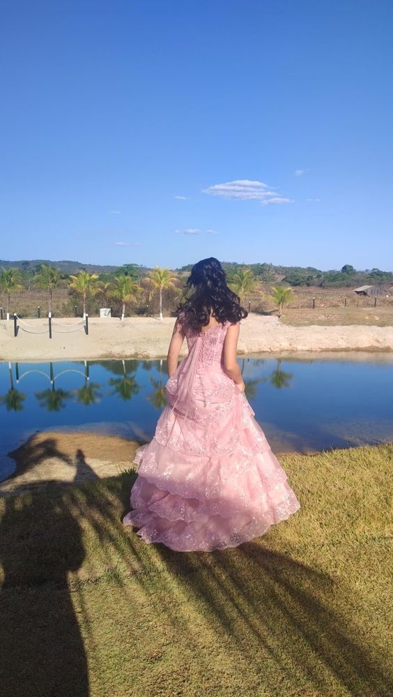 Off The Shoulder Corset Tiered Long Prom Dress