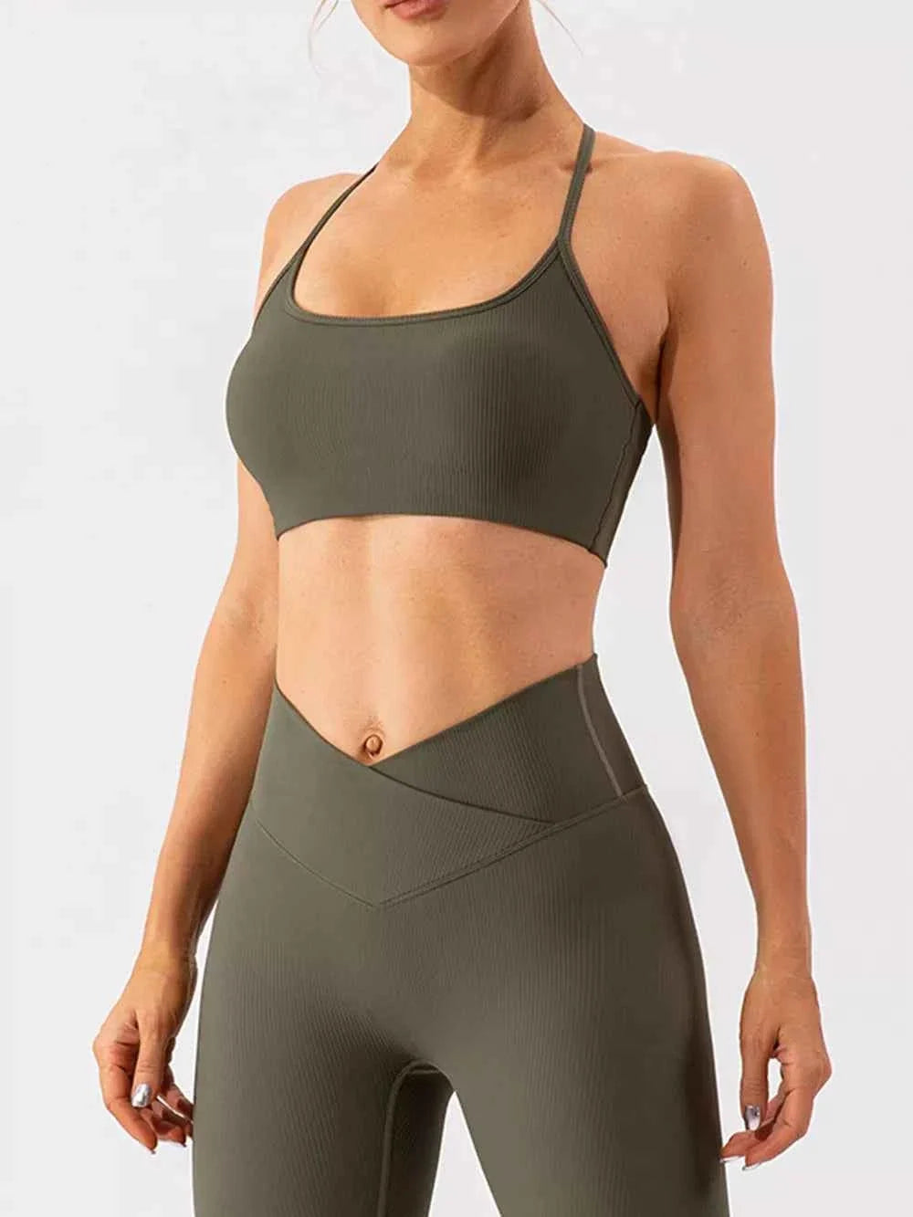 Spaghetti Strap Active Bra
