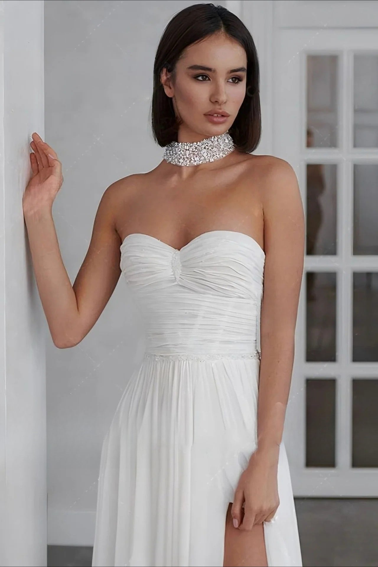 Strapless Ball Gown Prom Dress