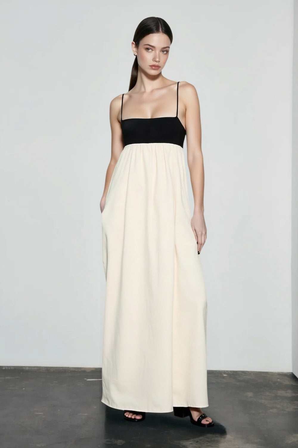 Colorblock Cami Vacation Dress