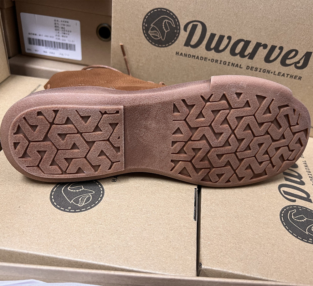 Boots Cowhide Leather Handmade Women'S Short Biker Booties Flat Oxfords