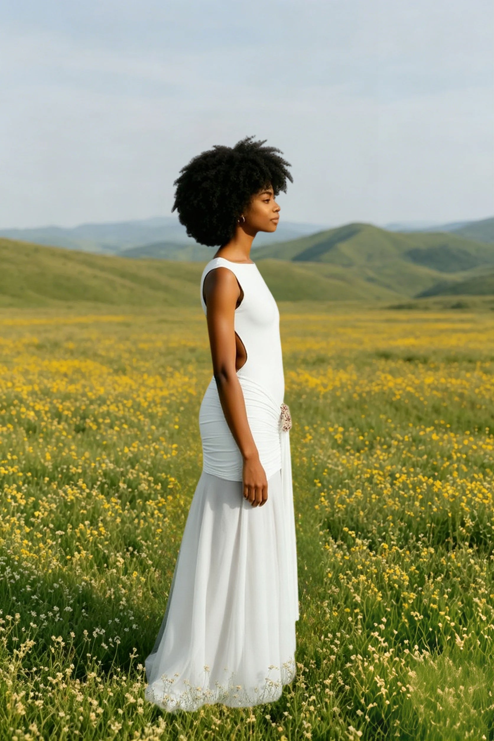 Backless Ruched Dress