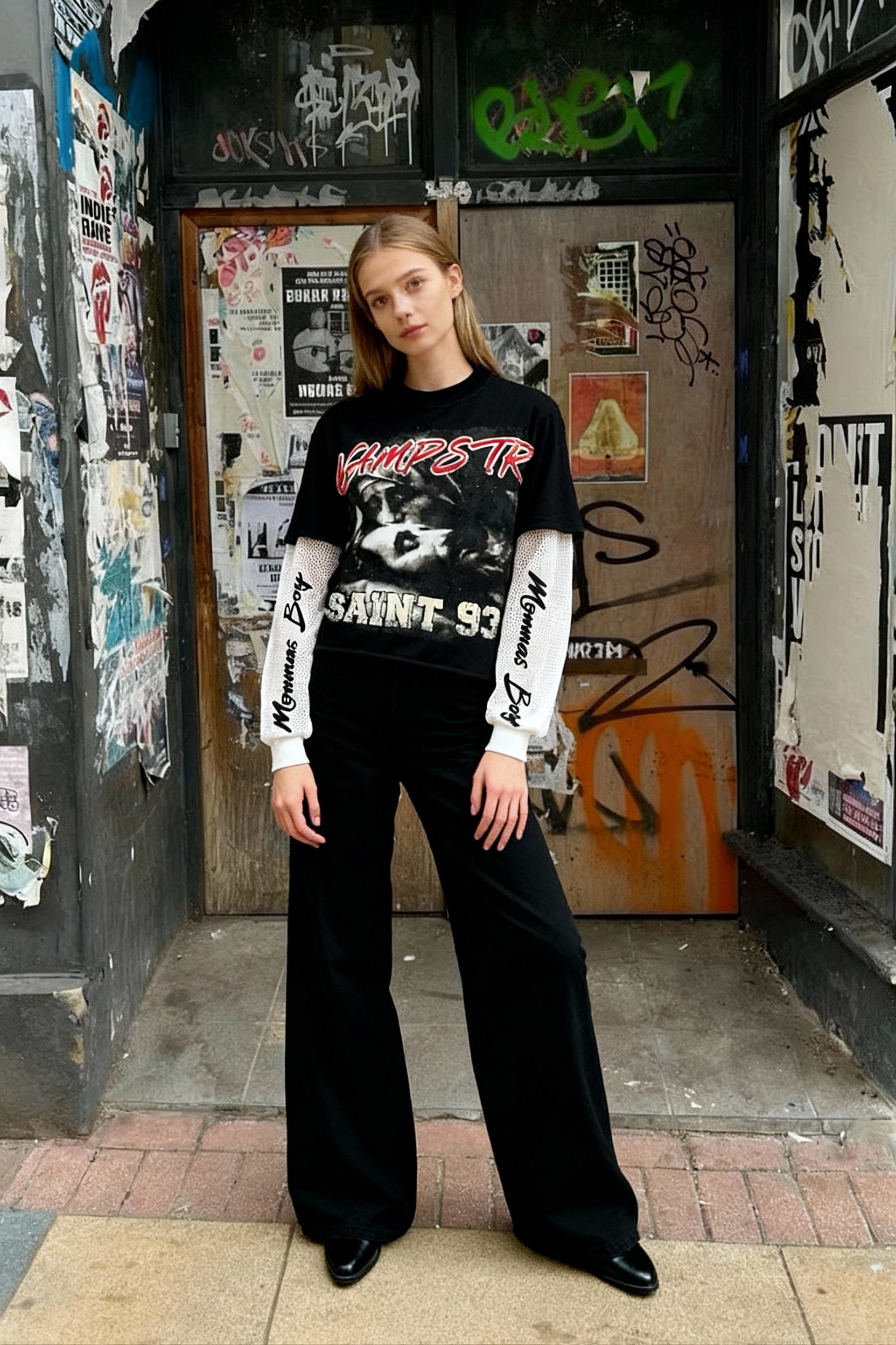 Dark Futuristic Counterfeit 2-Part Hoodie