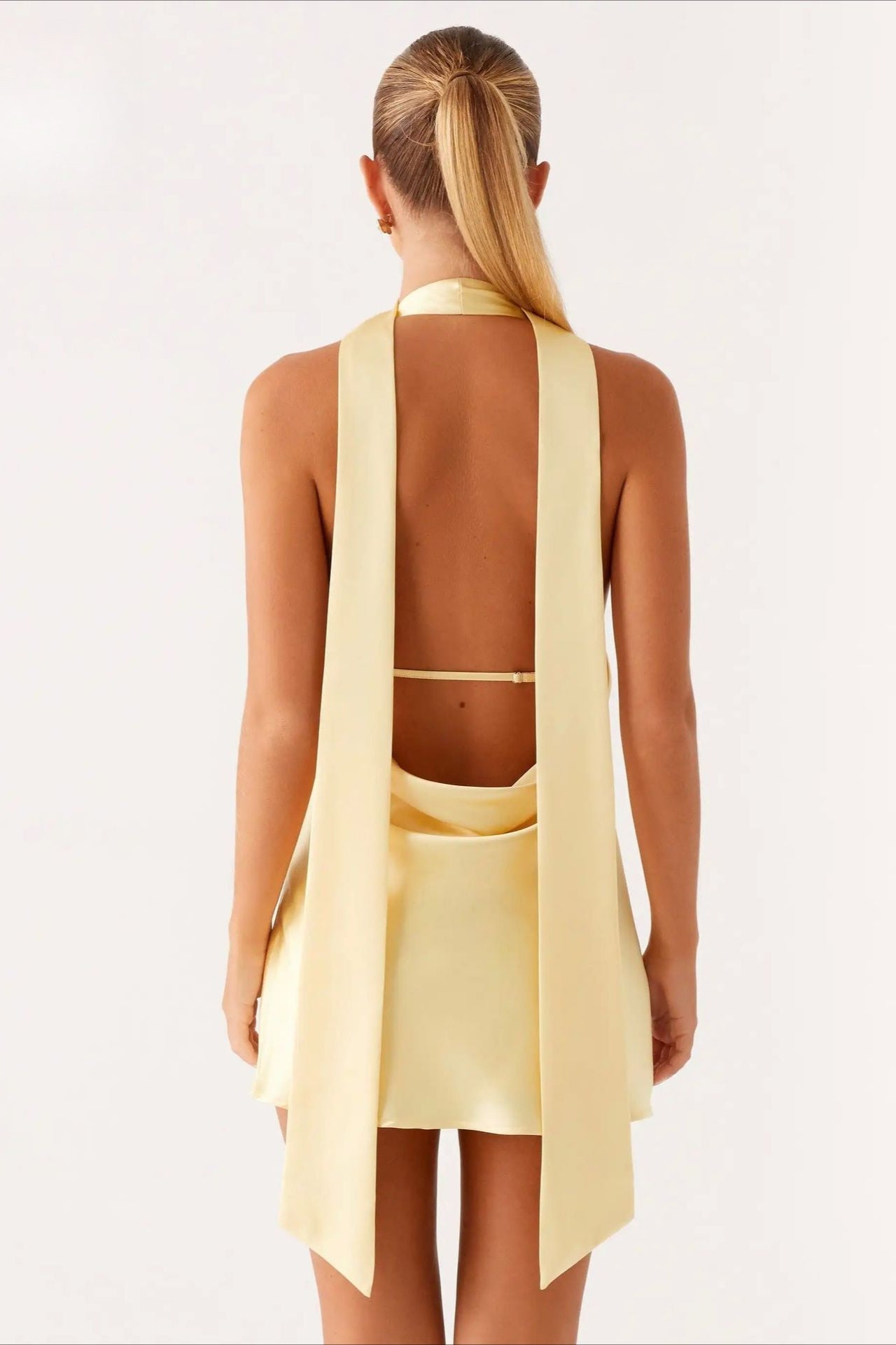 Backless Mini Dress
