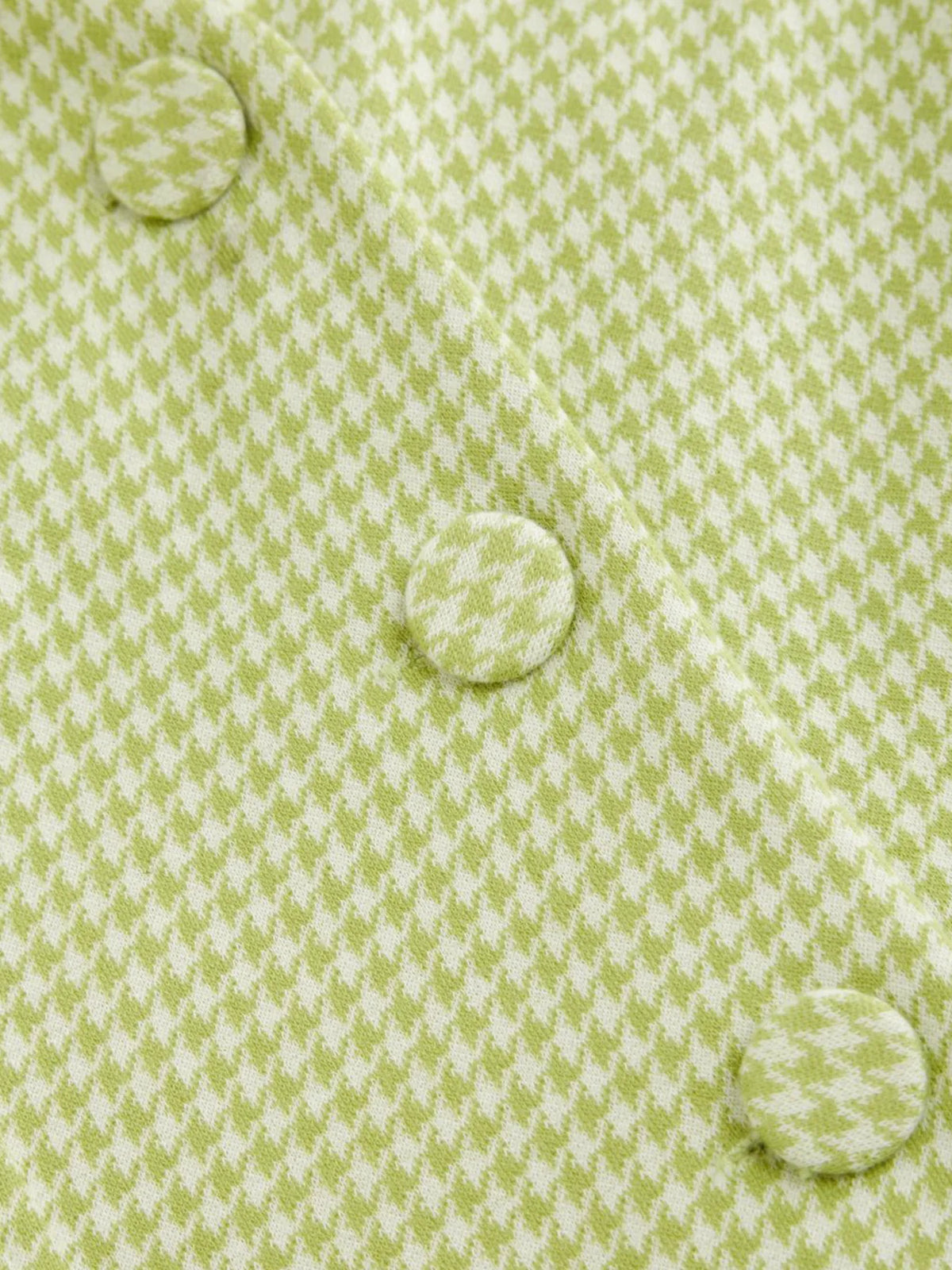 Gingham V-Neck Sleeveless Button Front A-Line Mini Dress 6